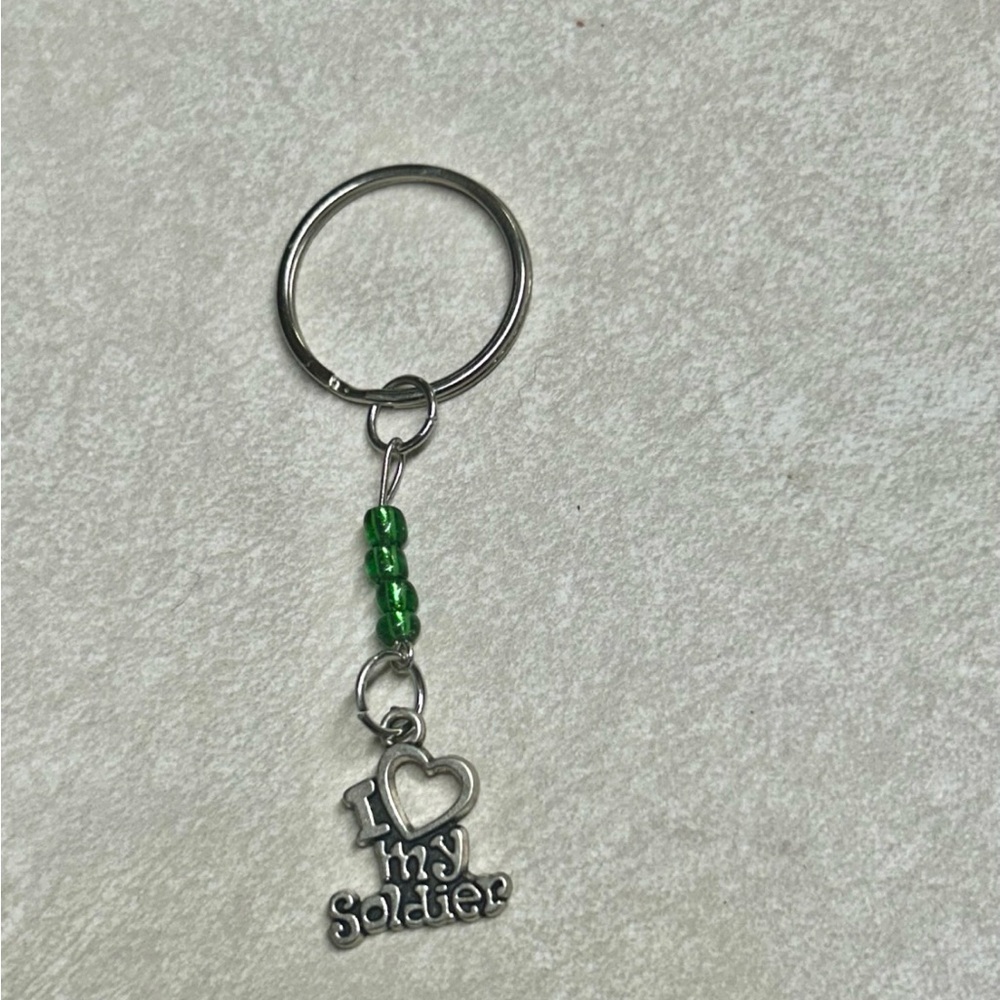 I Love My Soldier, Keyring , Keychain